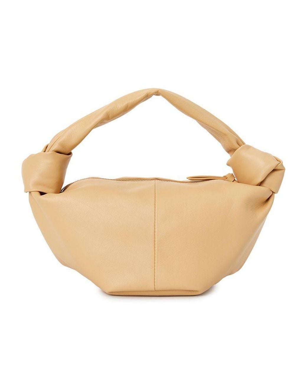 Bottega Veneta Metallic Zippered Handbag