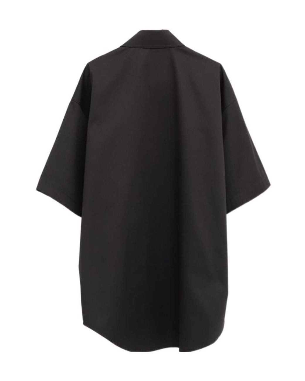Balenciaga Black Chest Pocket Short-Sleeved Shirt for men