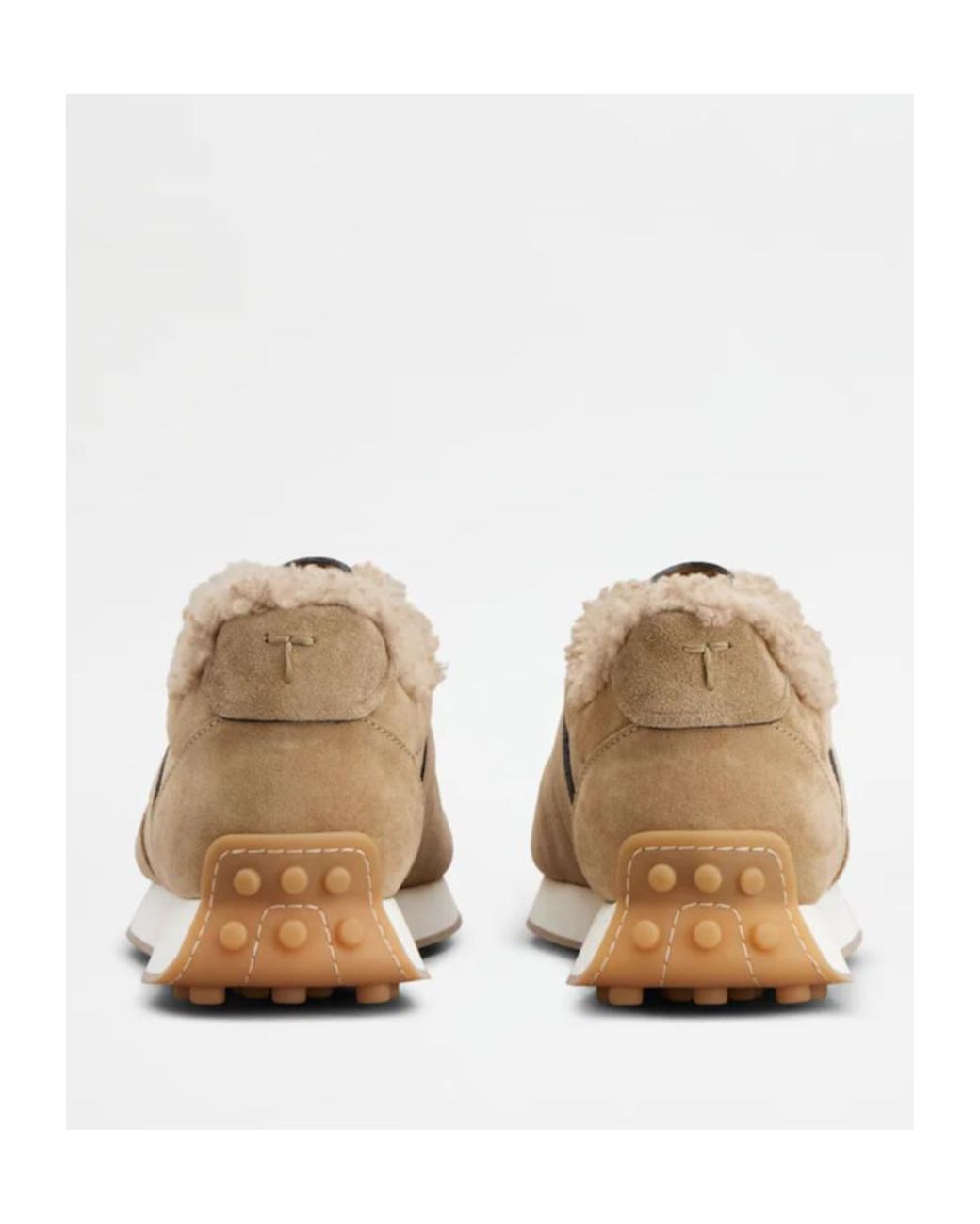Tod's Natural Sportivo Active Suede Trainers for men