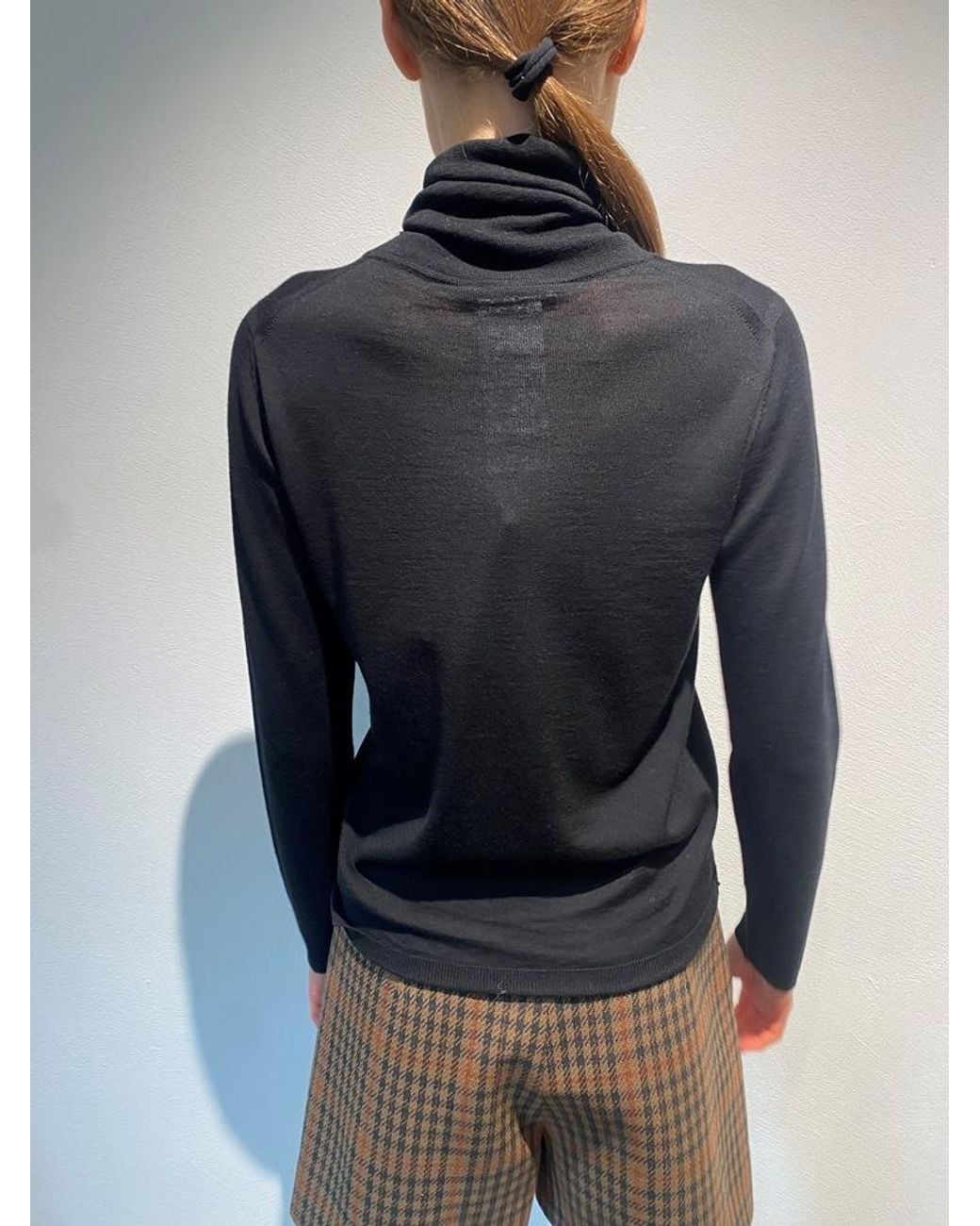 Max Mara Black Mxmsaluto High-Neck Knitted Jumper