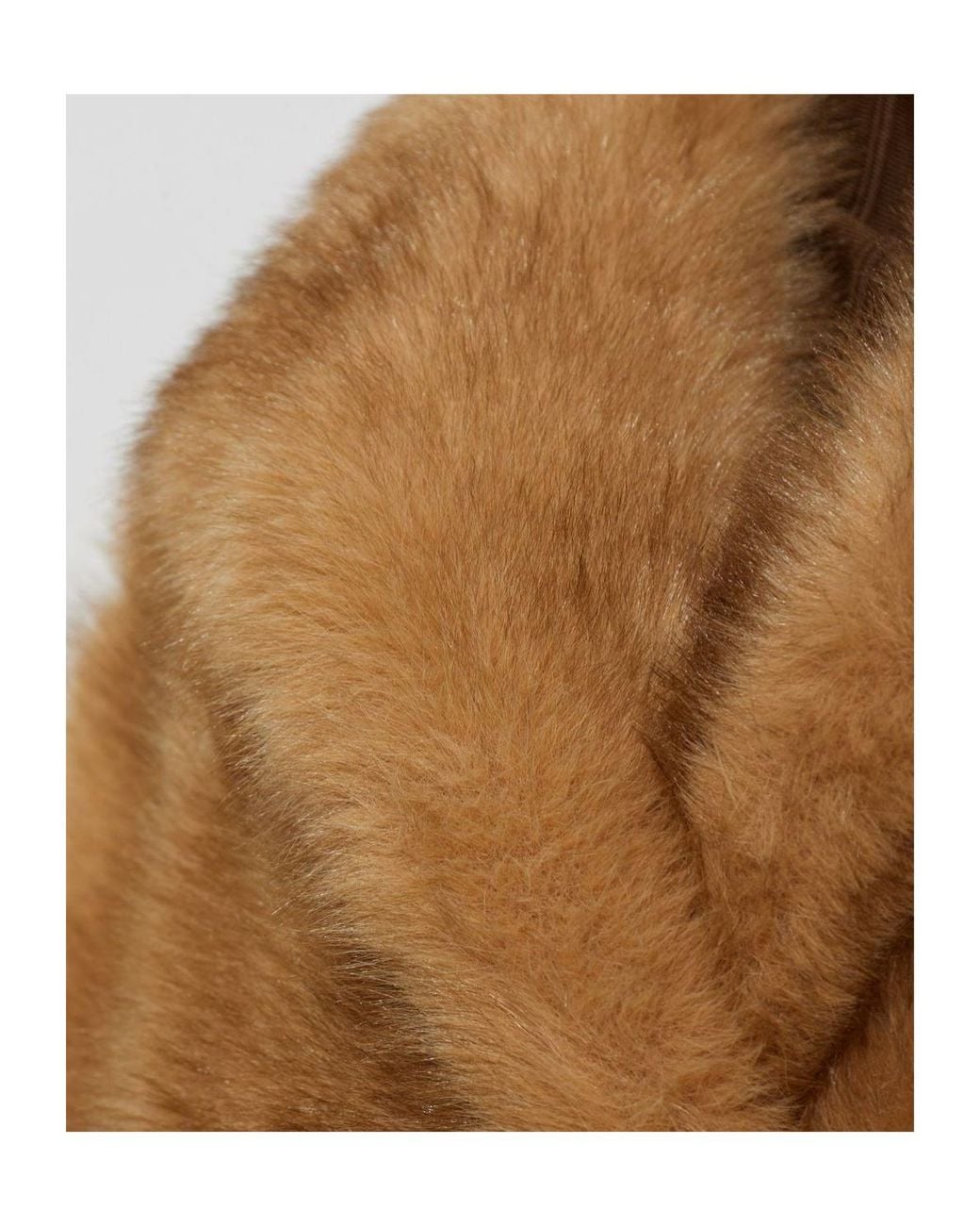 Stand Studio Brown Vanja Faux Fur Coat