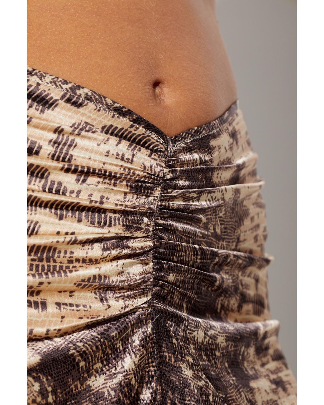 Isabel Marant Brown Printed Skirt