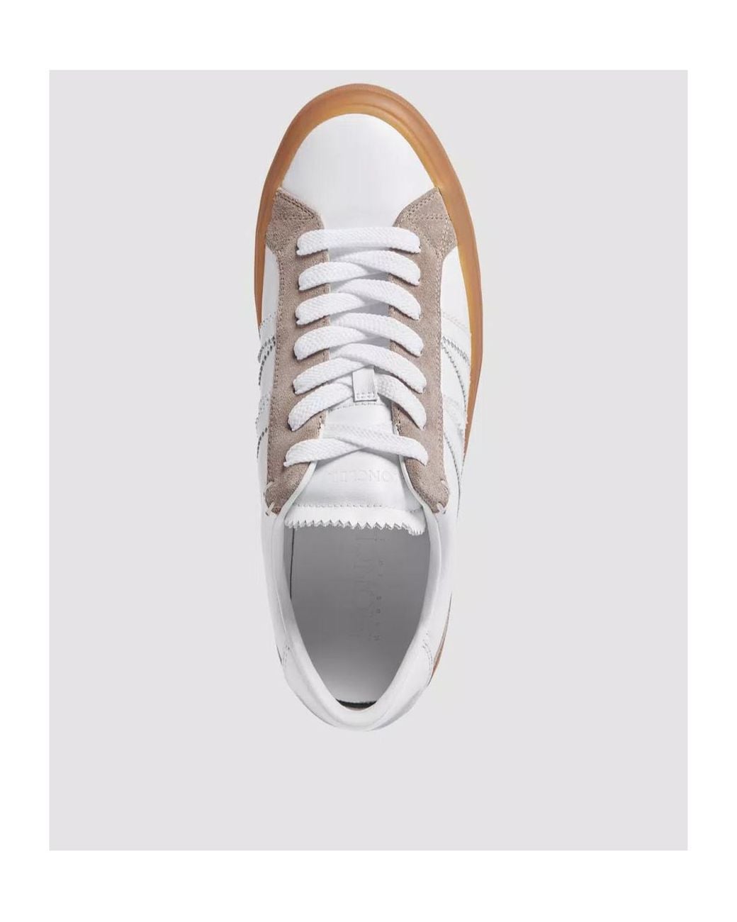 Moncler White Monaco M Trainers