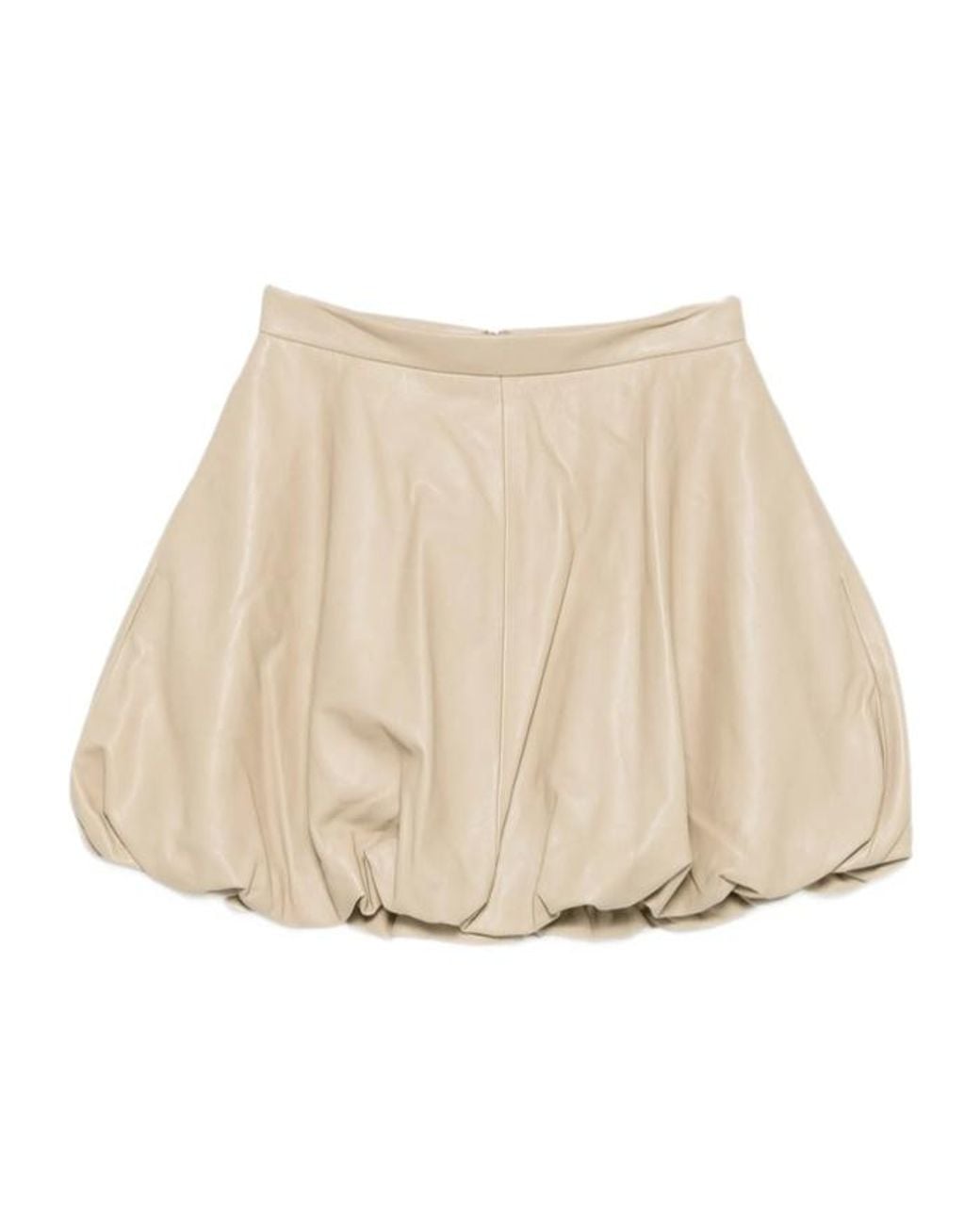 By Malene Birger Natural Zippered Skirt