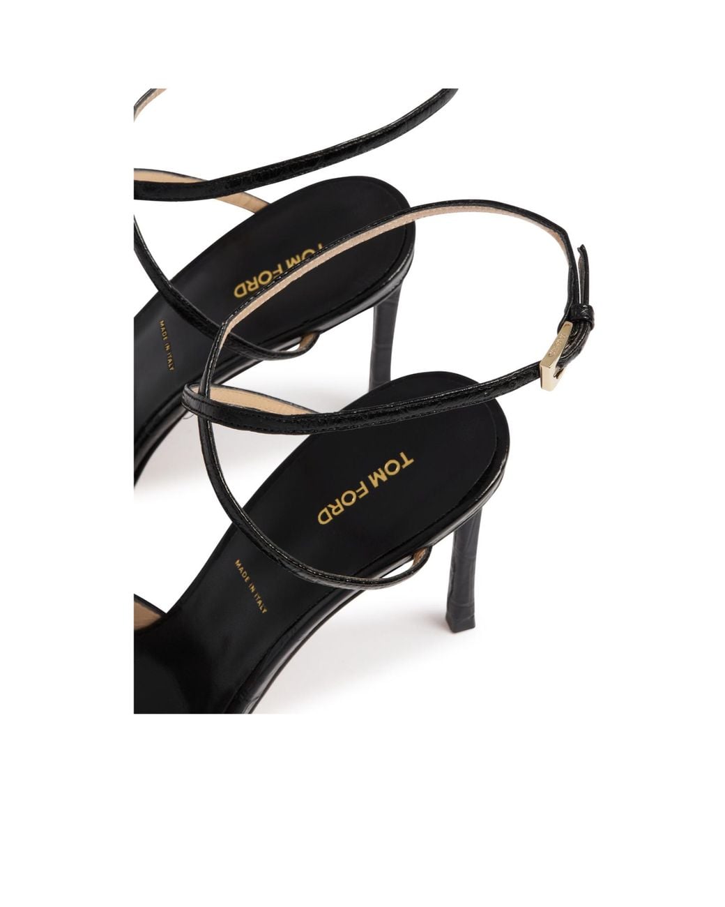 Tom Ford Black Pointed Toe Heeled Pumps