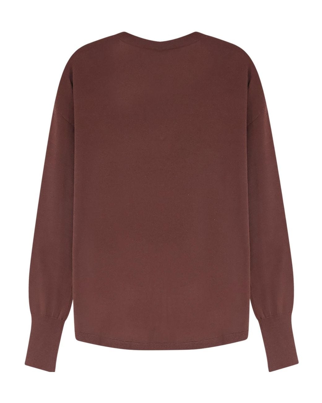 Aspesi Purple V-Neck Knitted Sweater