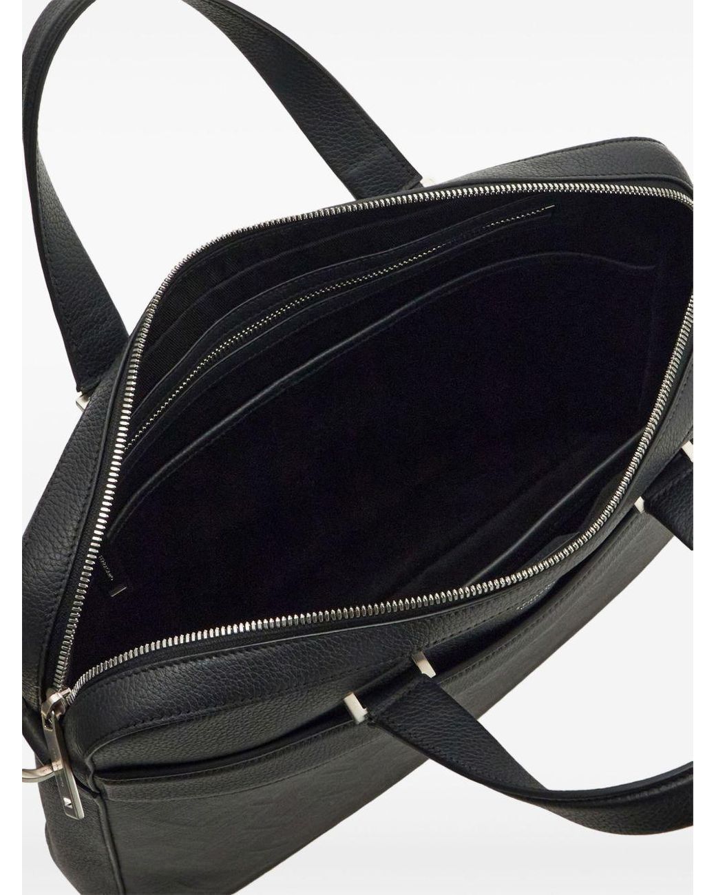 Ferragamo Black Ferragamo Eyewear Monogram Briefcase for men