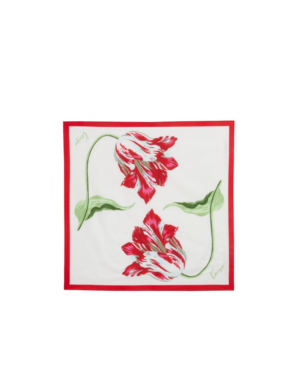 KENZO Pink Tulip' Bandana 55