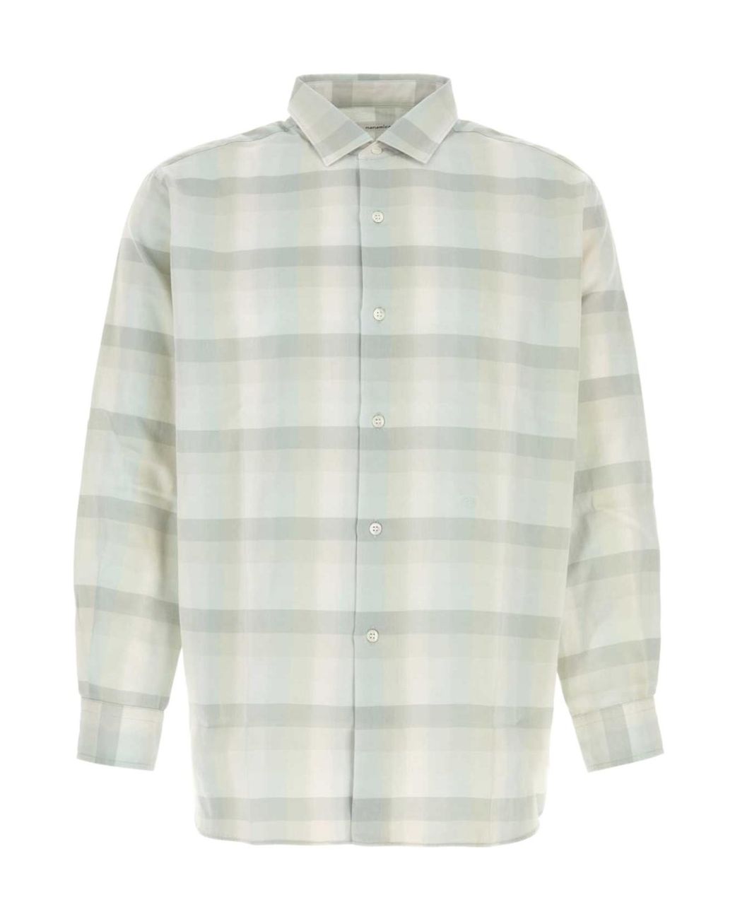 Nanamica White Wind Oversized Check Shirt for men