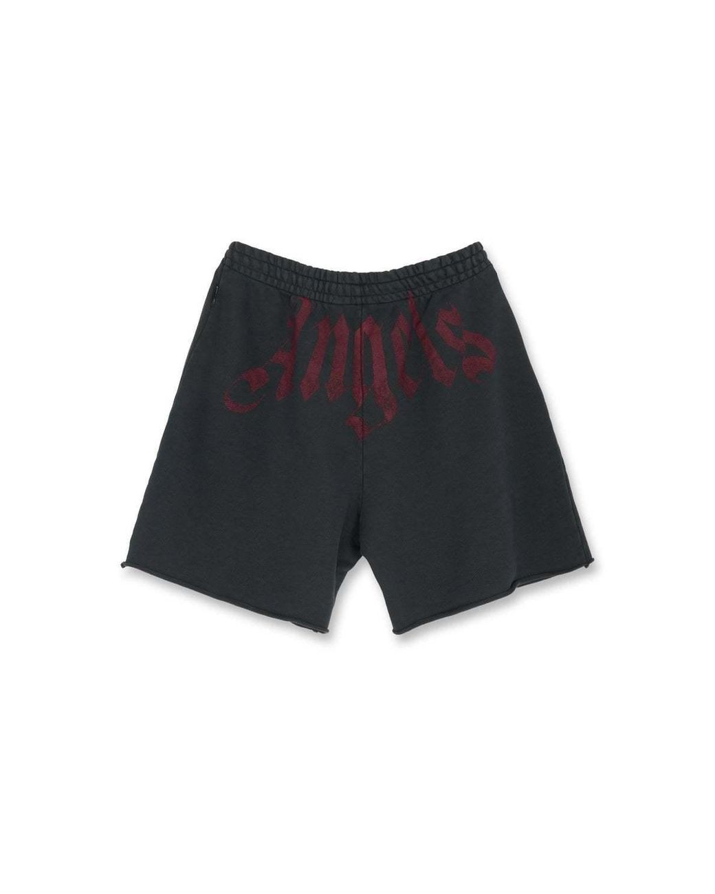 Palm Angels Blue Elastic Waist Shorts for men