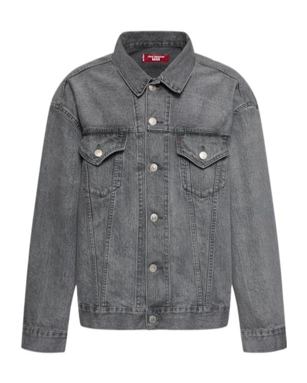Junya Watanabe Gray Levi's X Button-Down Denim Jacket for men
