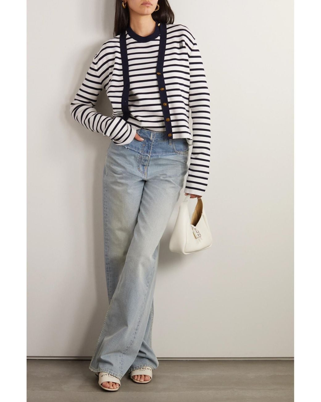 Givenchy Blue Striped T-Shirt
