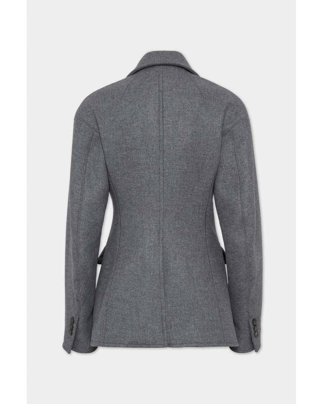 DSquared² Gray Single-Breasted Blazer