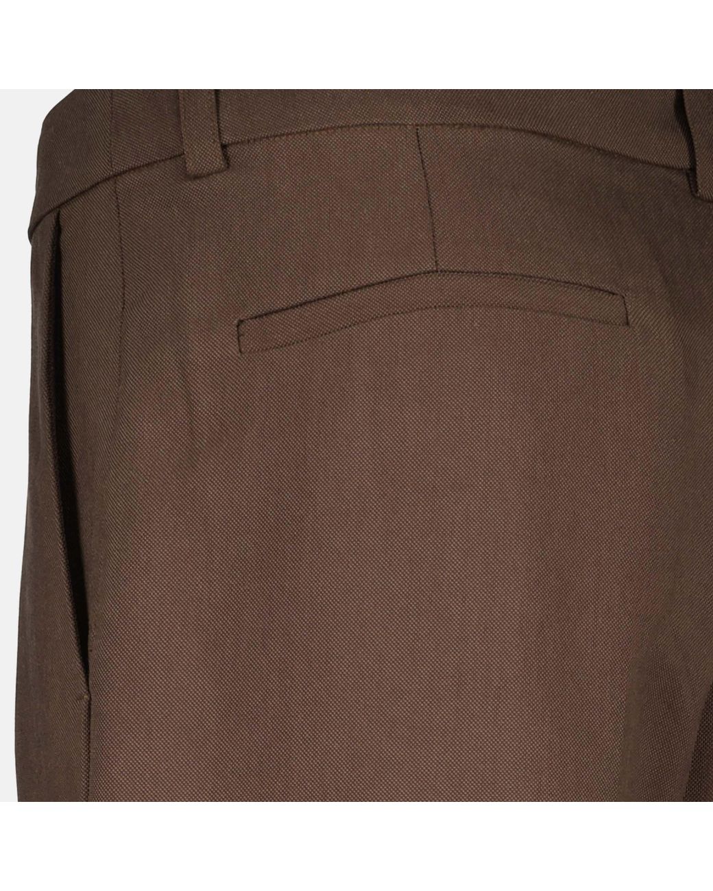 IRO Brown Hemis Zip-Hem Straight Pants