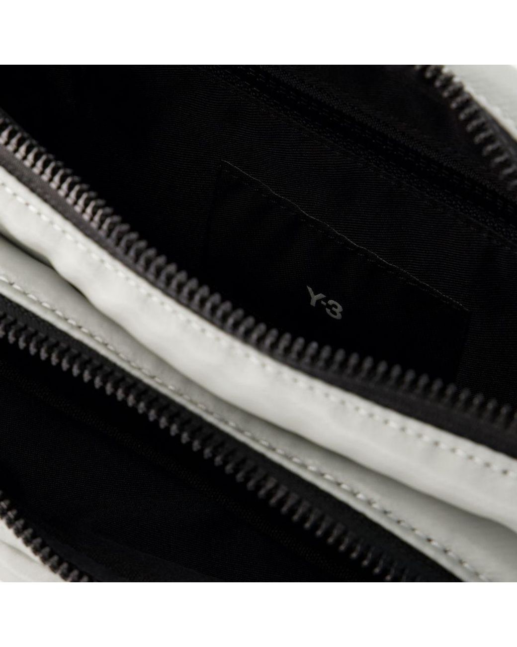 Y-3 Black Logo-Print Messenger Bag for men