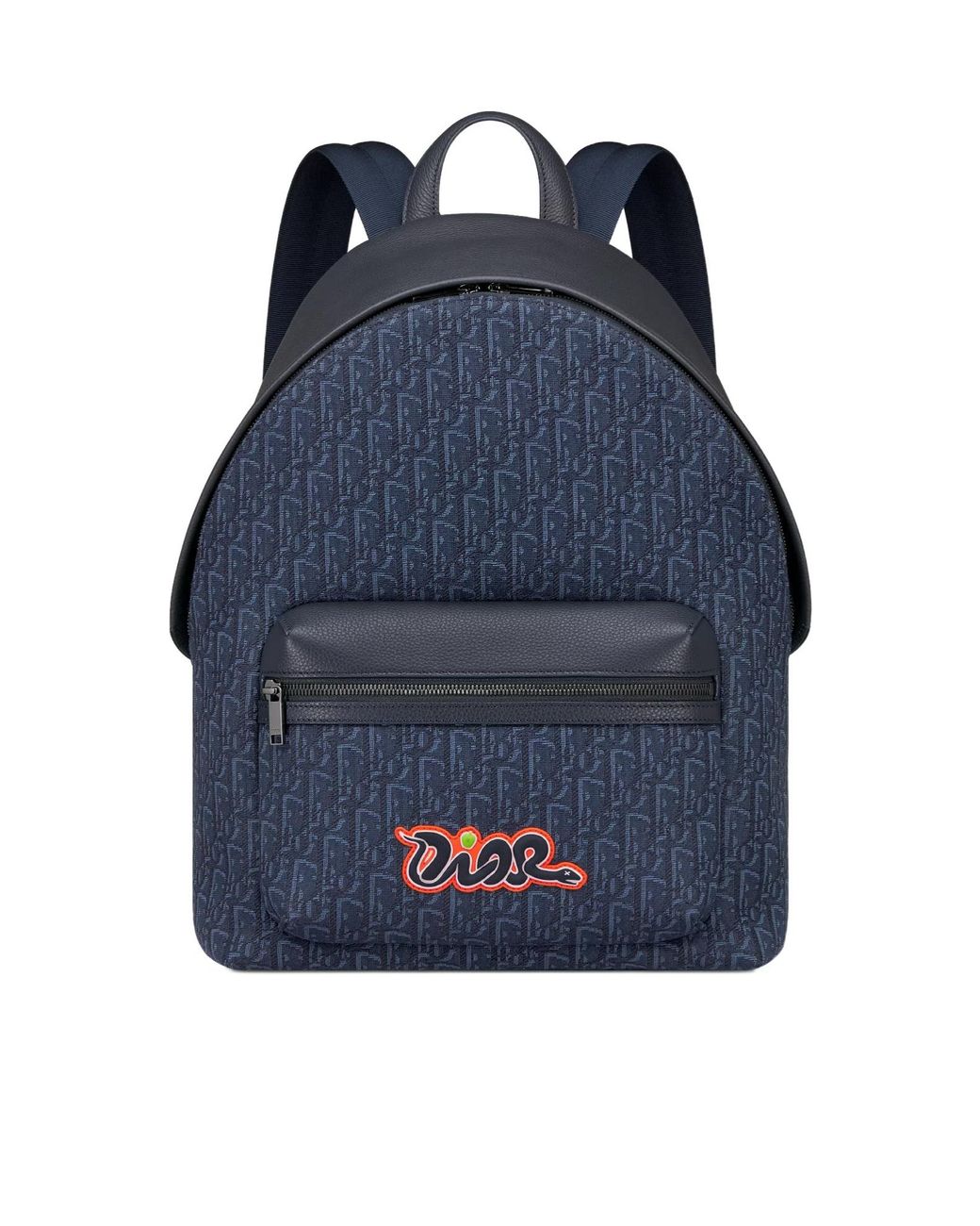 Dior 青 ブラック　ロゴバックパック dior-H563-Logo-Backpack.jpeg