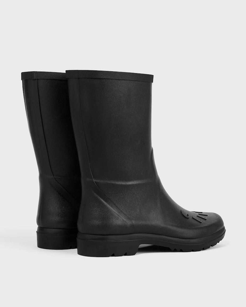 Céline Black Round-Toe Short Boots