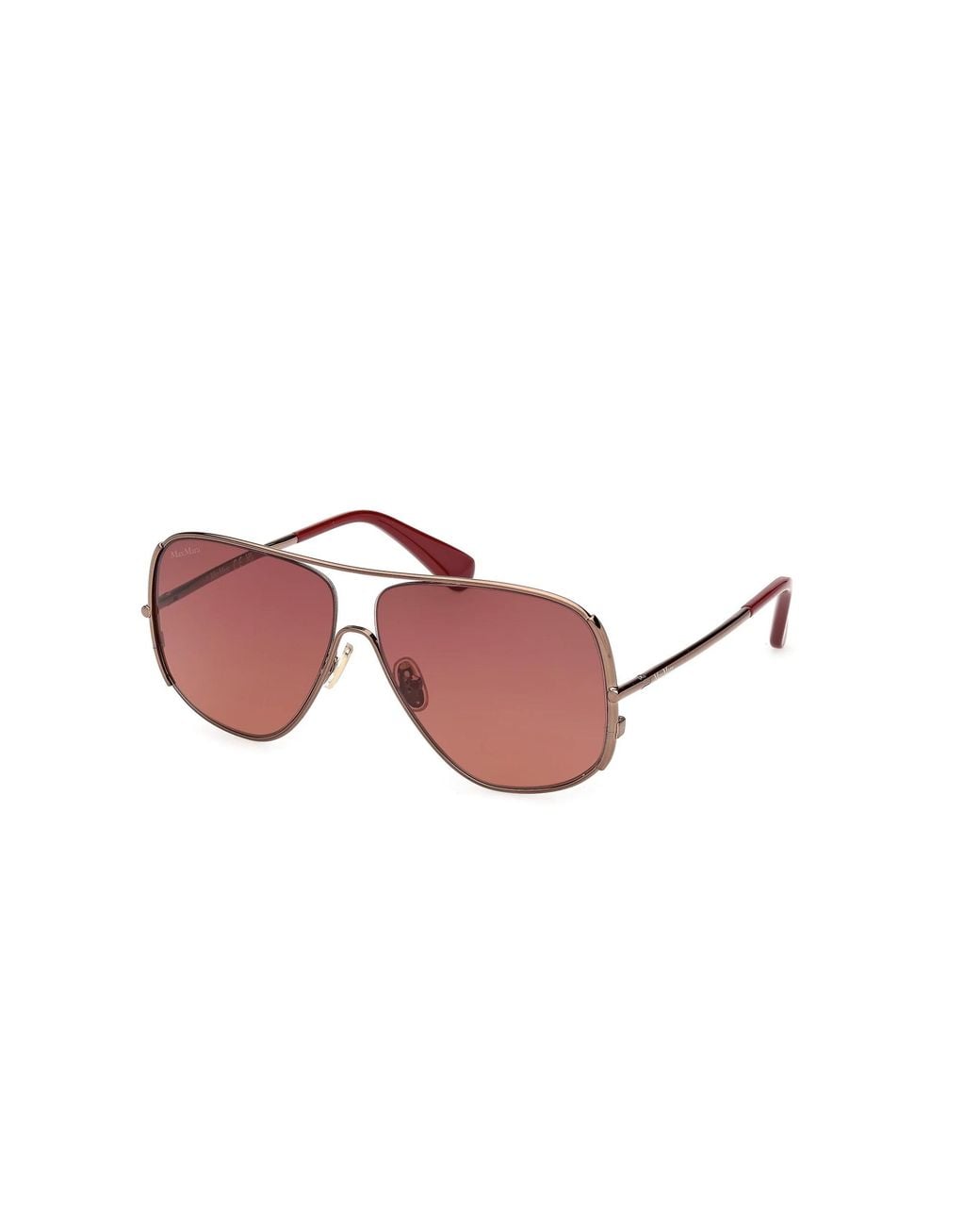 Max Mara Pink Shield Frame Sunglasses