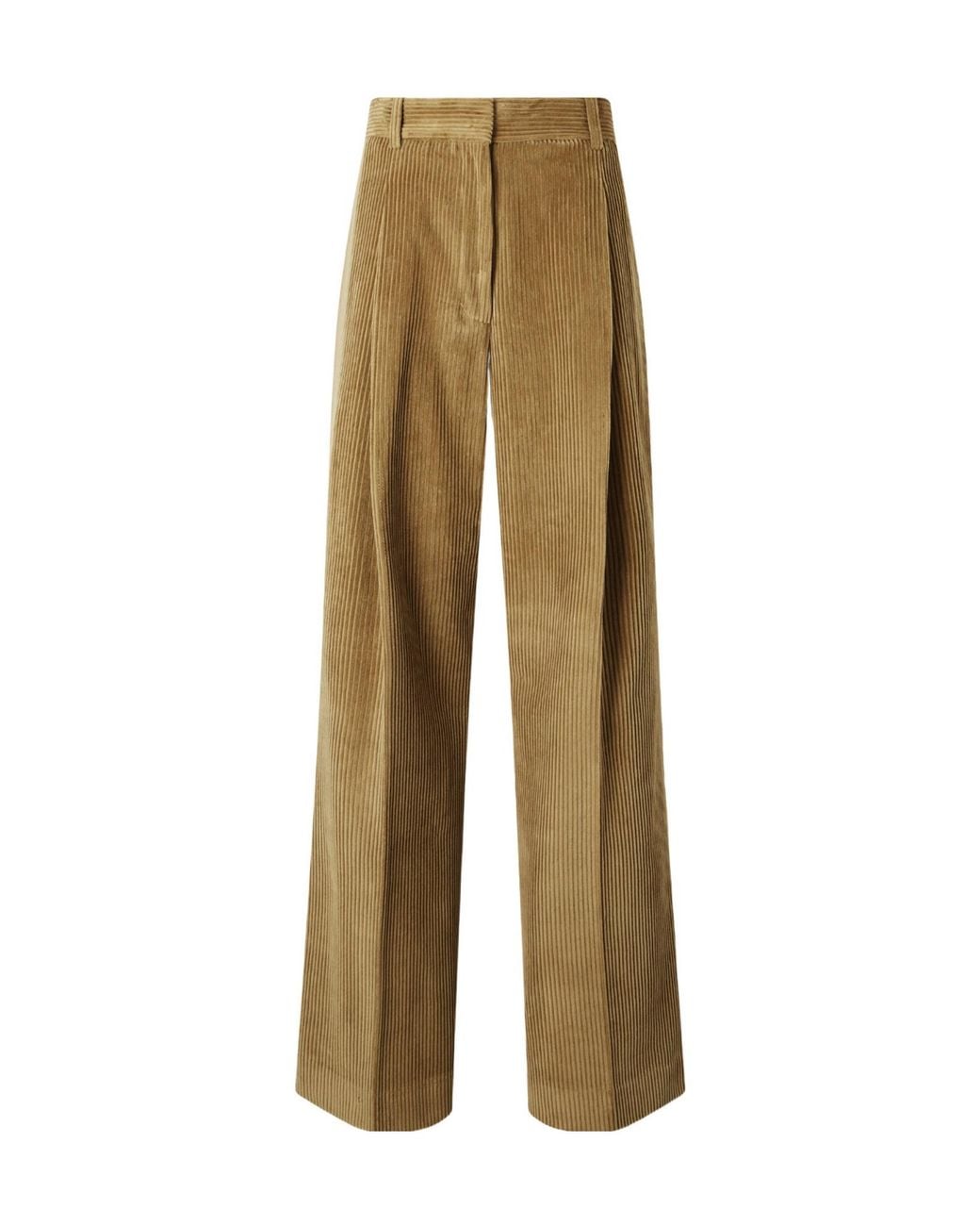 Rohe Natural Cotton-Corduroy Wide-Leg Pants