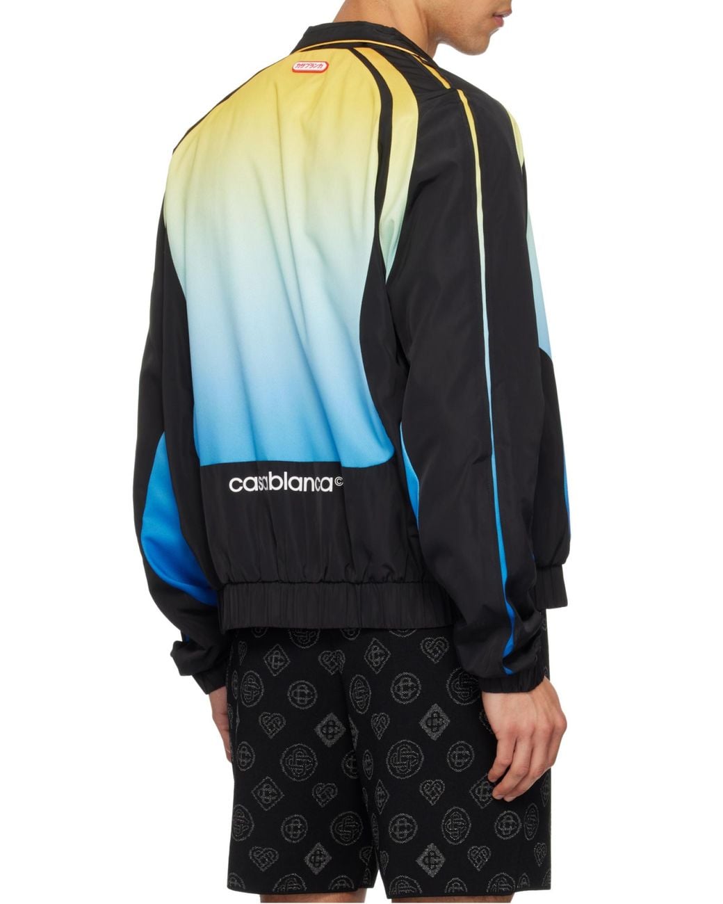 Casablanca Blue Balck Gradient Jacket for men