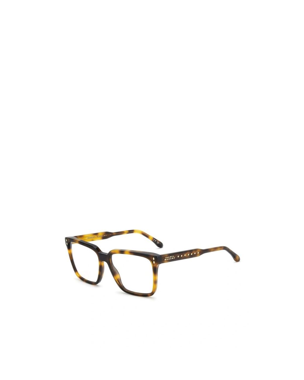 Isabel Marant Metallic Full-Rimmed Plano Lenses