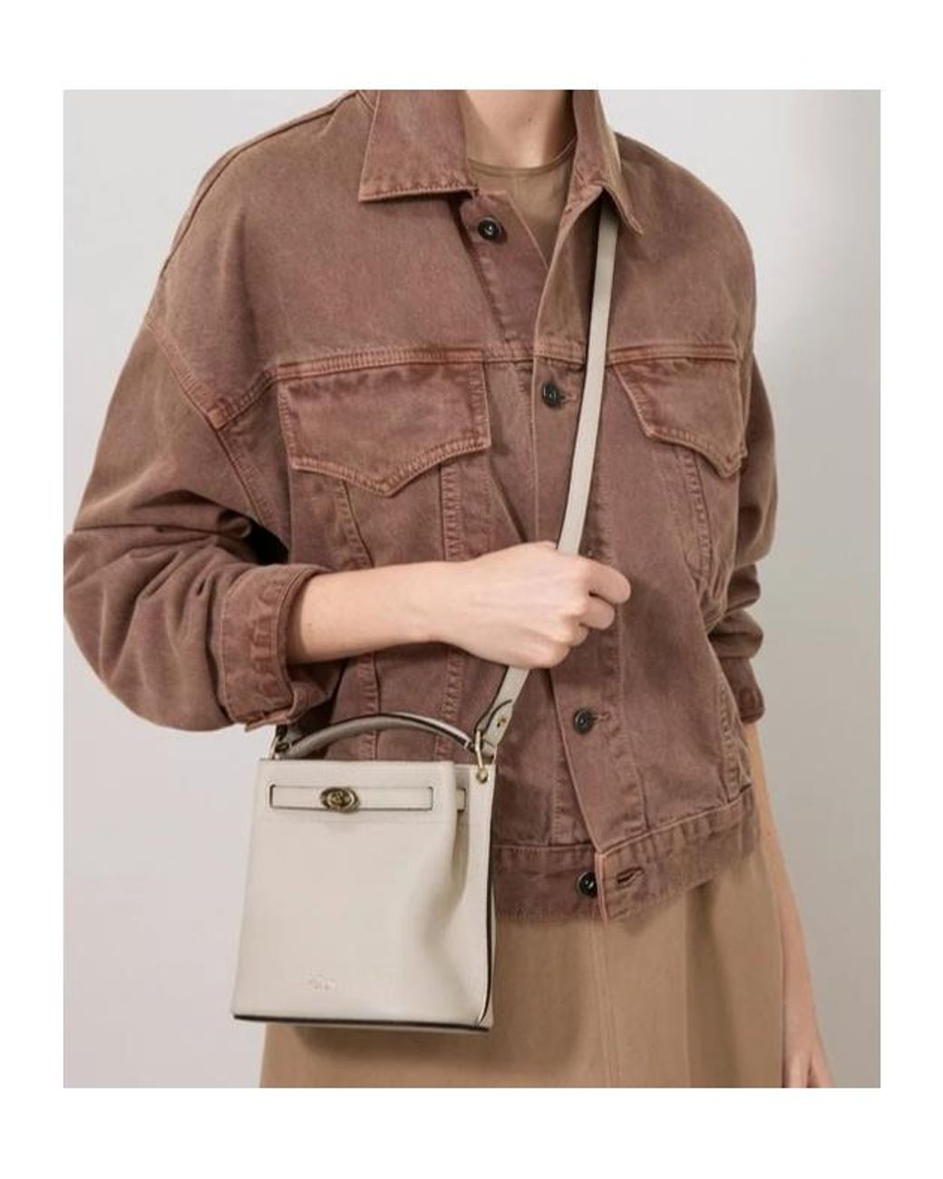 Mulberry Multicolor Islington Turn Lock Bucket Bag