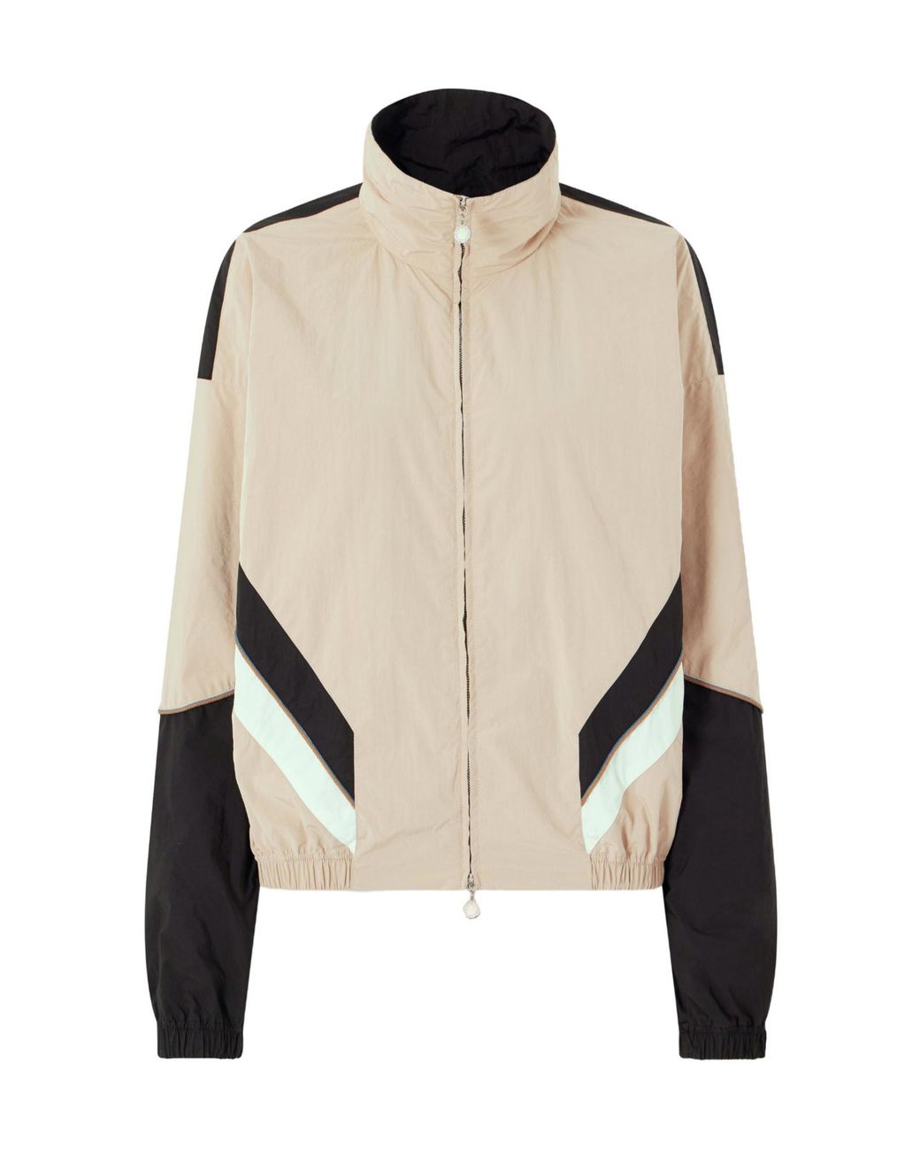 Stella McCartney Natural Paneled Shell Jacket