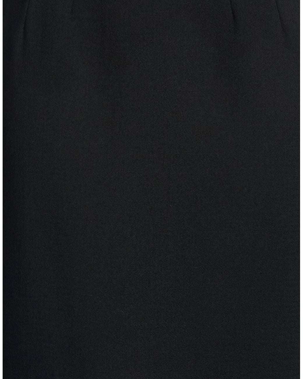 Dolce & Gabbana Black Solid-Colored Pencil Skirt