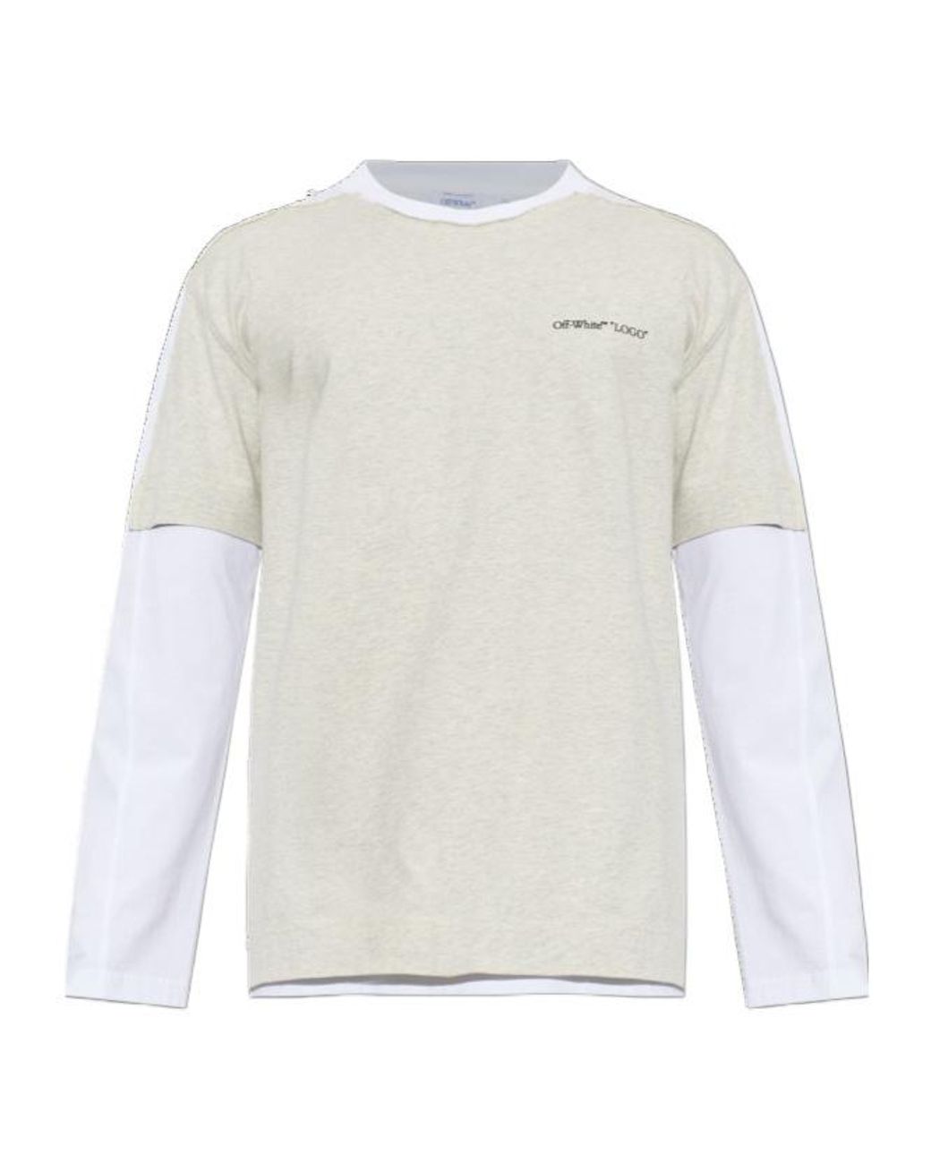 Off-White c/o Virgil Abloh White Long-Sleeve T-Shirt for men