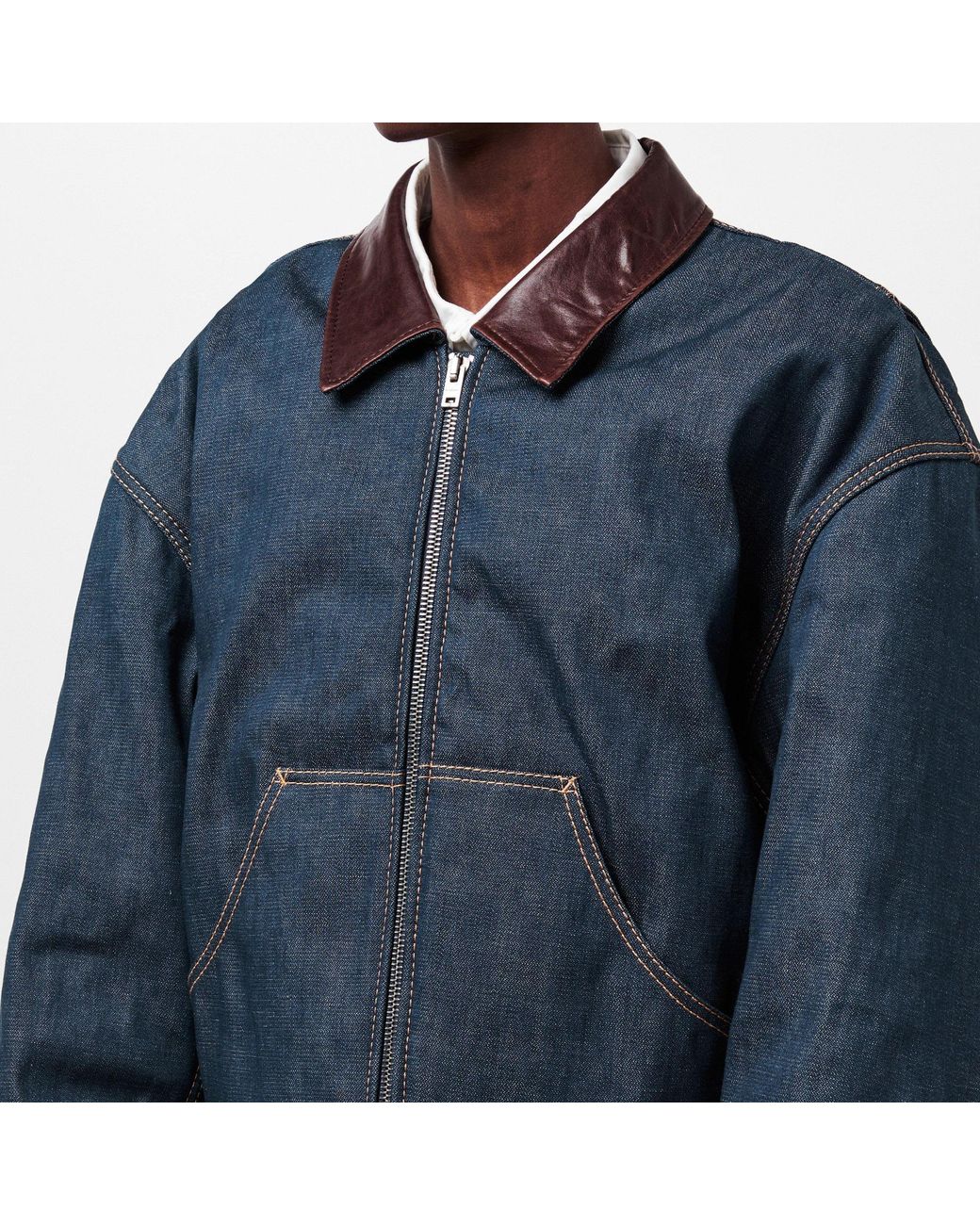 Acne Blue Denim Jacket for men