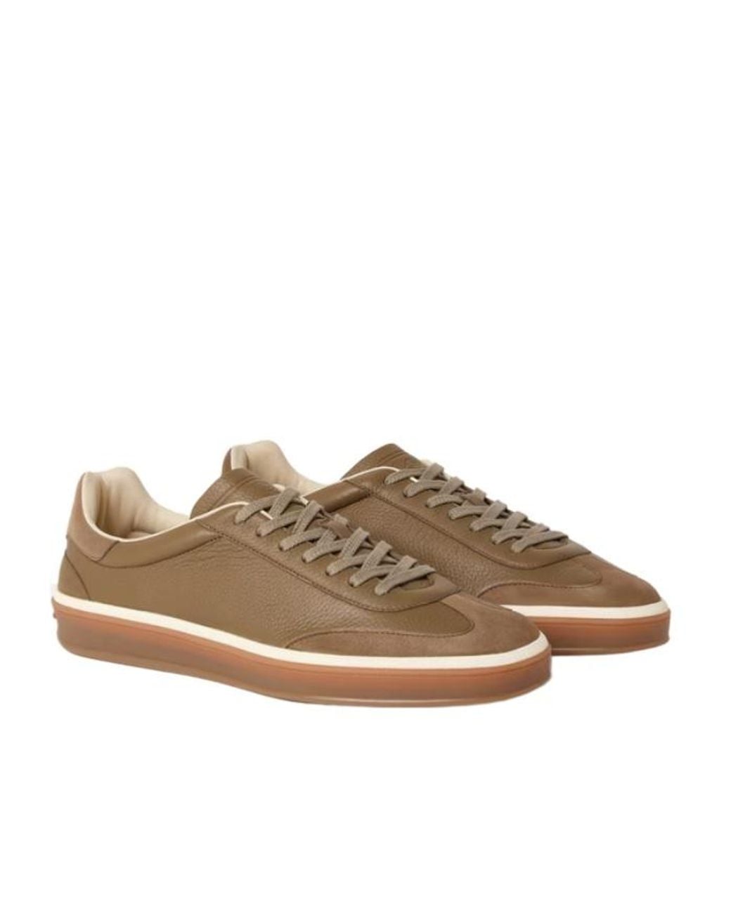 Loro Piana Brown Tennis Walk Sneaker for men