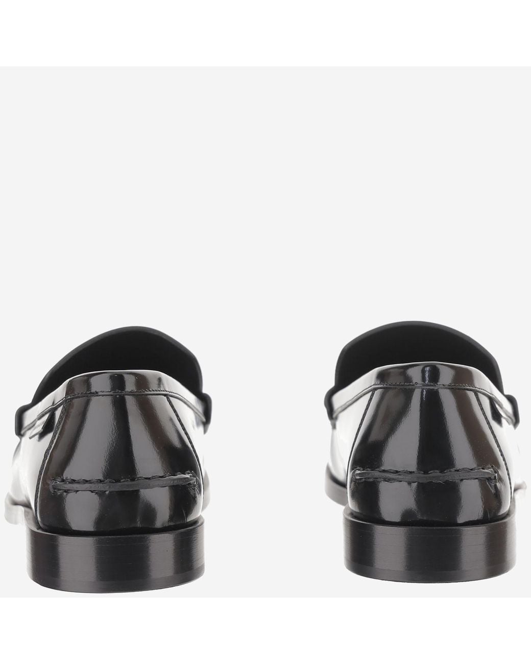 Bottega Veneta Black Leather Truman Loafers for men