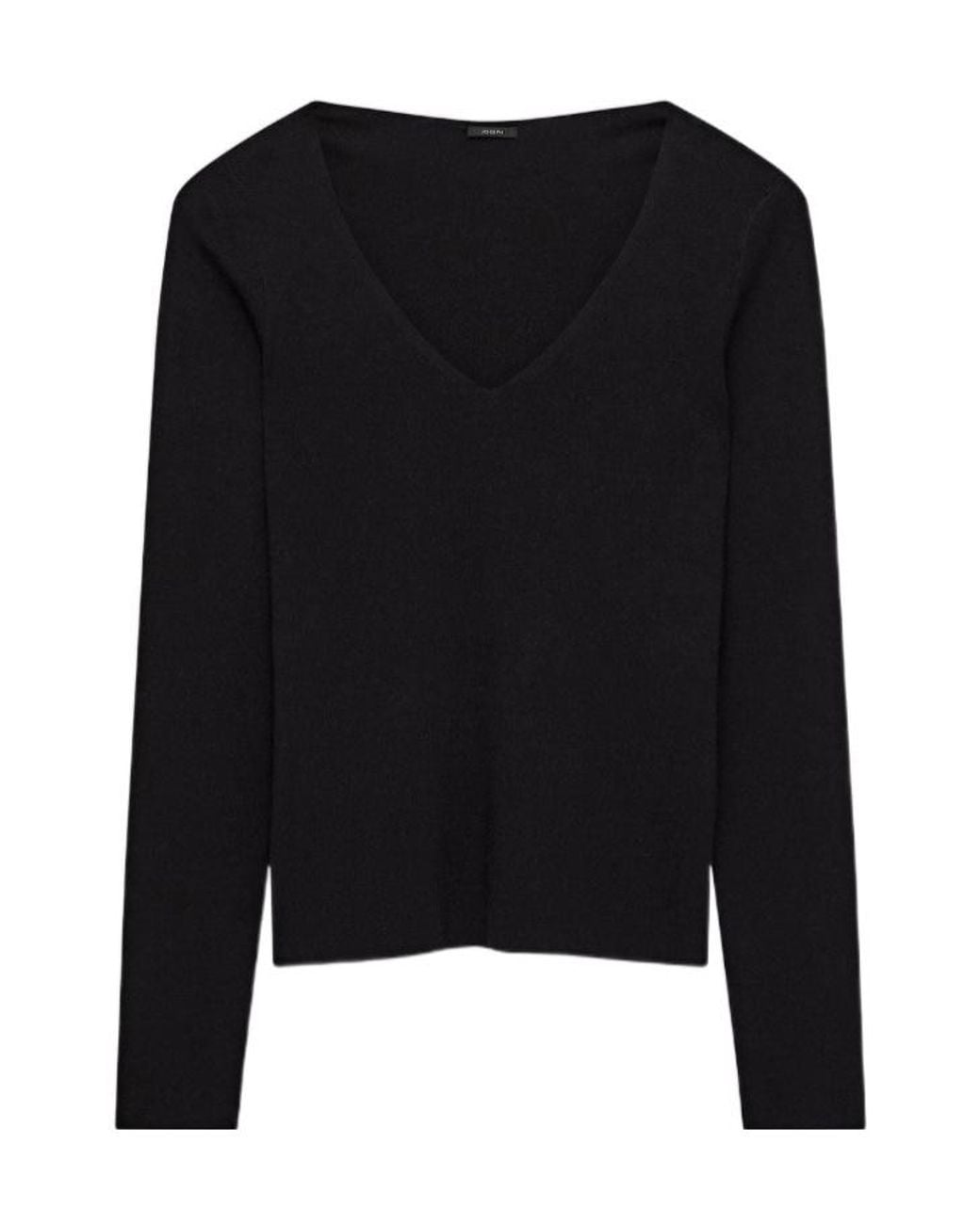 Joseph Black V-Neck Sweater