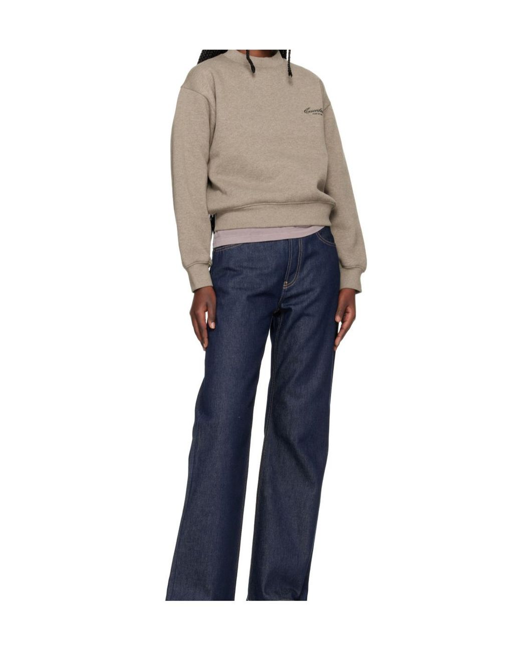 Fear Of God Gray Classic Crewneck Sweatshirt