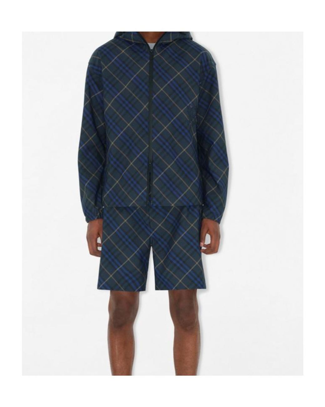 Burberry Blue Lightweight Utility Jacket for men