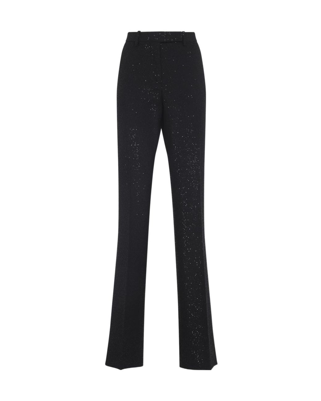 Tom Ford Black Sequined Tailored Straight Pants