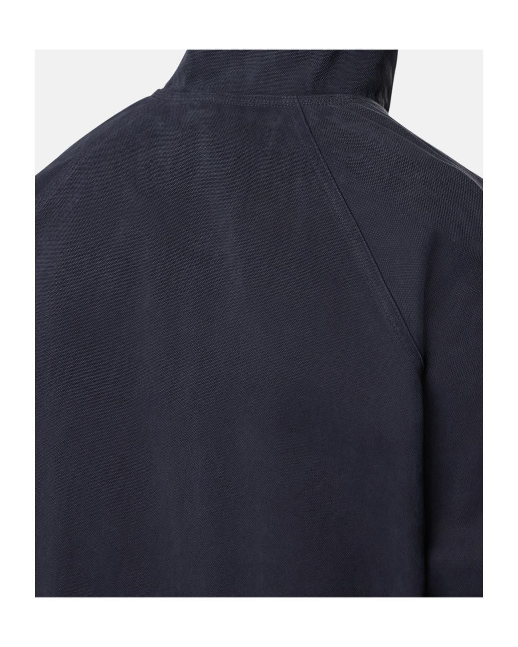 Stone Island Blue Oversized-Fit Track Jacket With Zip Pockets for men