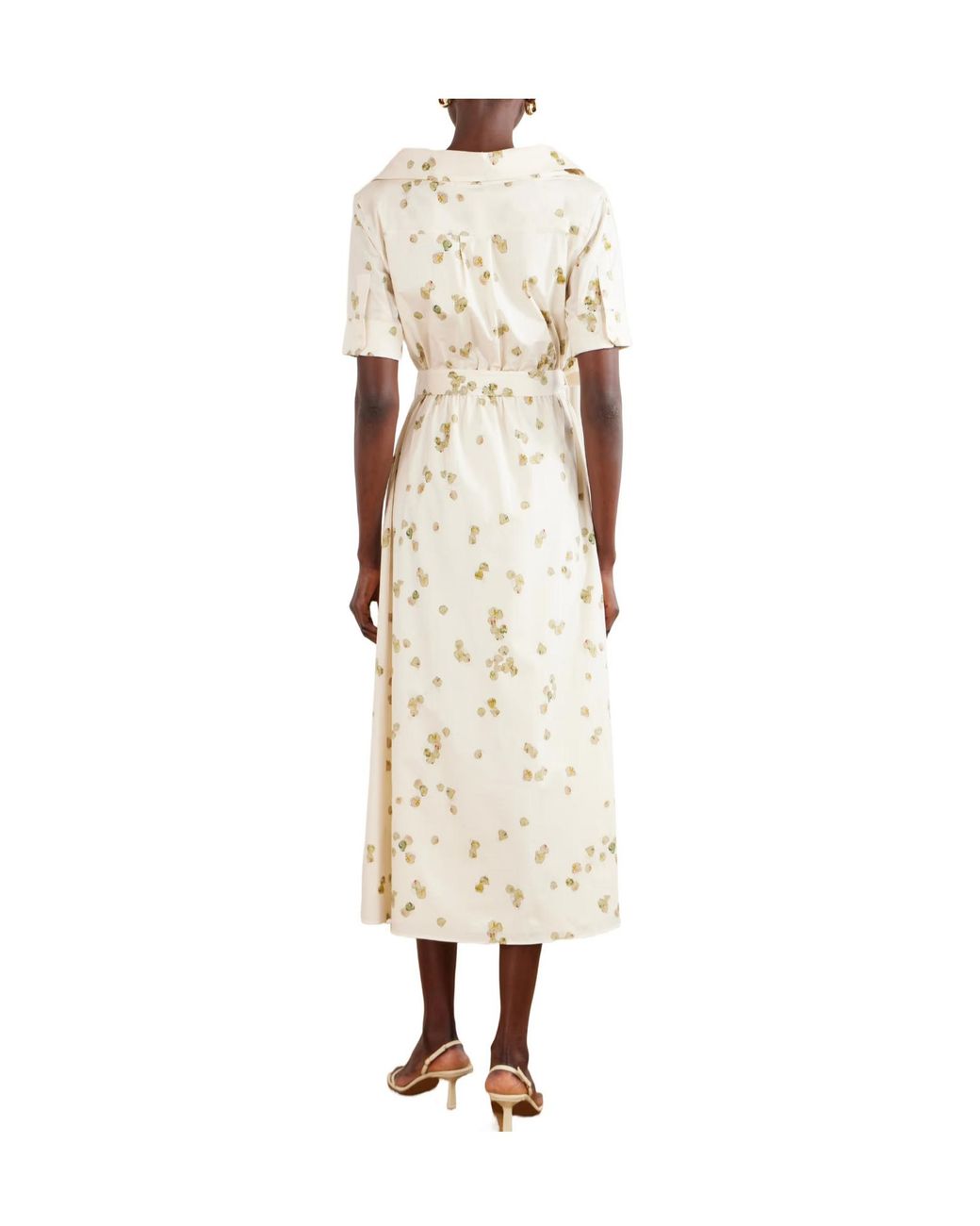 Altuzarra White Floral-Print Dress