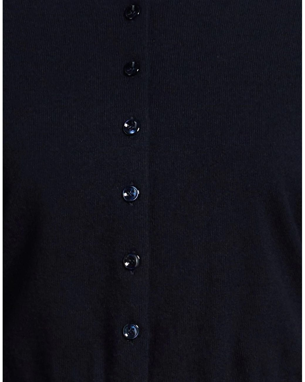 Maison Margiela Blue Lightweight Wool Knit Sweater