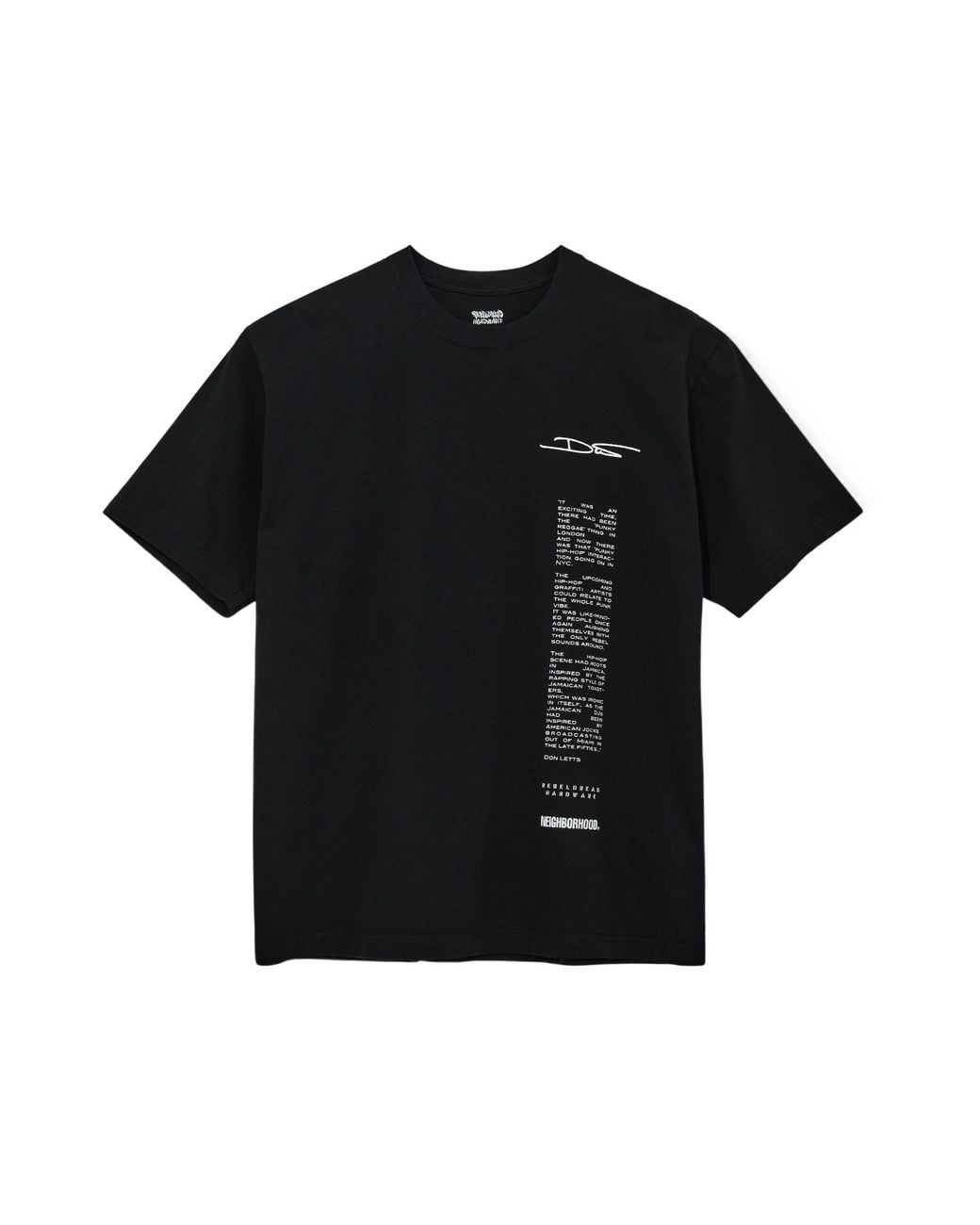 Neighborhood Black Short-Sleeved T-Shirt for men