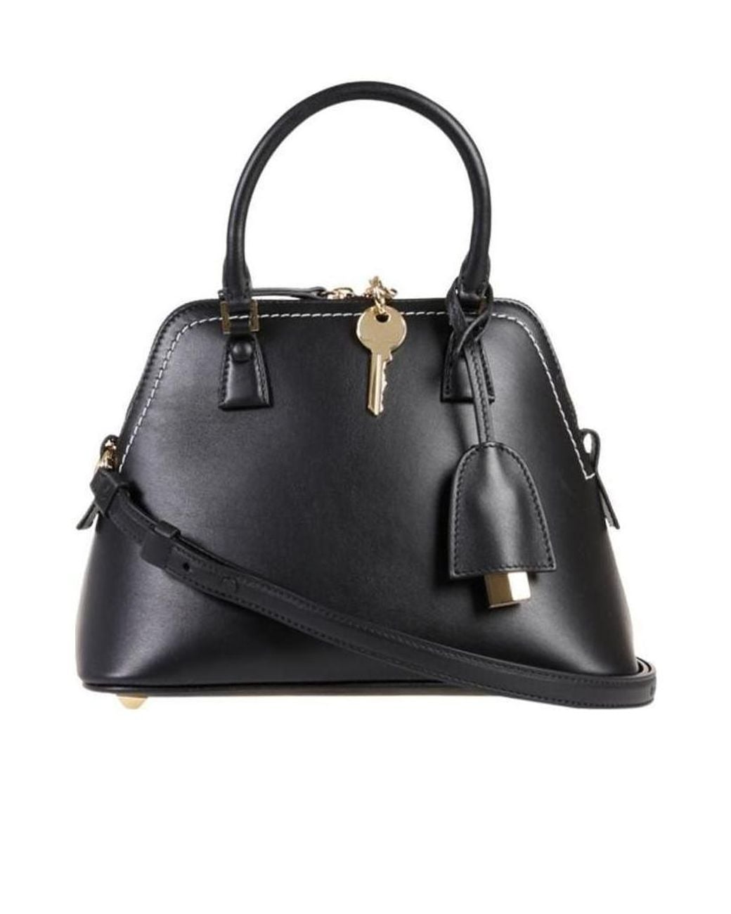 Maison Margiela Black 5Ac Mini Tote Bag