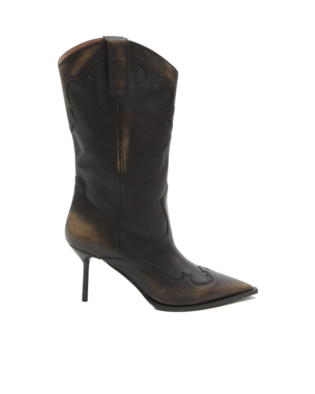 Paris Texas Black Lidia Heeled Boots