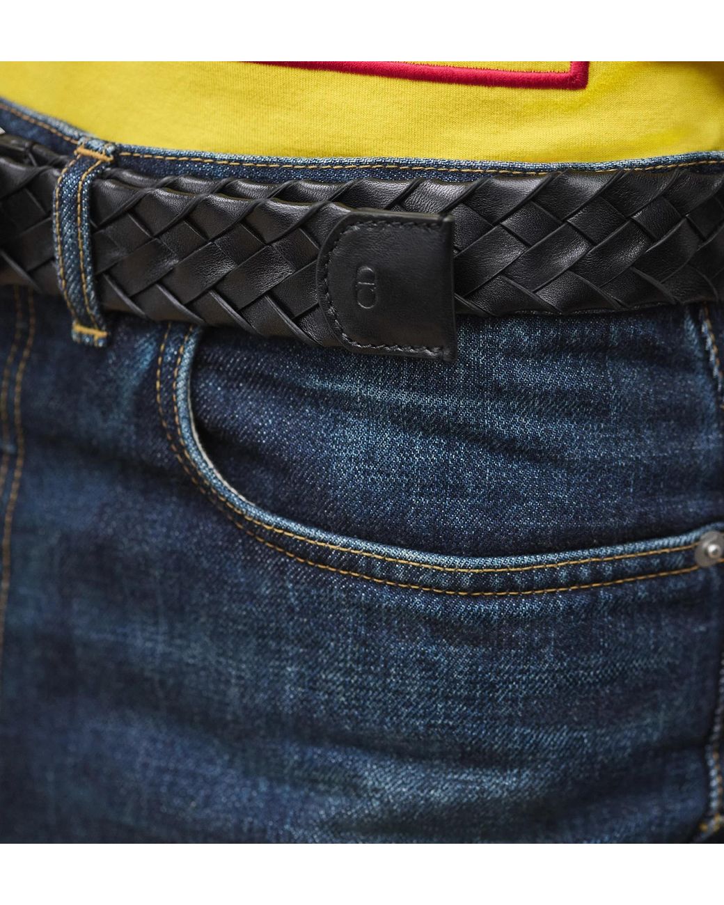Dior Black Homme Cd Belt for men