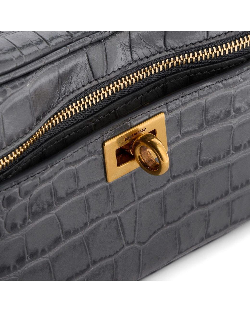 Balenciaga Black Rodeo Vanity Tote Bag