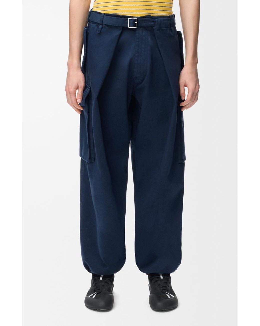 Loewe Blue Cargo Trousers for men