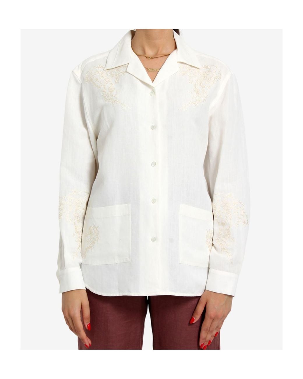 Semicouture White Shirts Optic