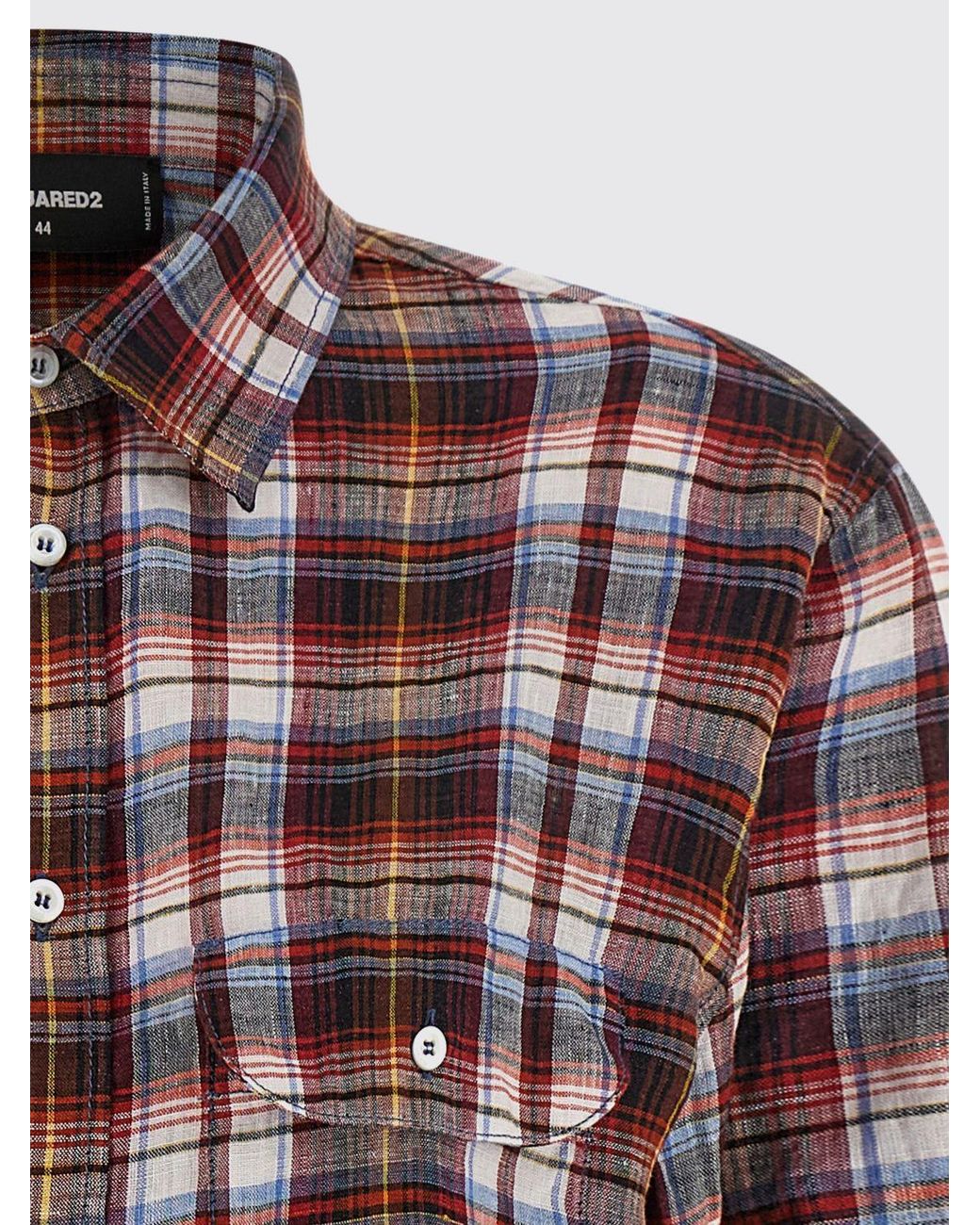 DSquared² Red Check Baby Shirt