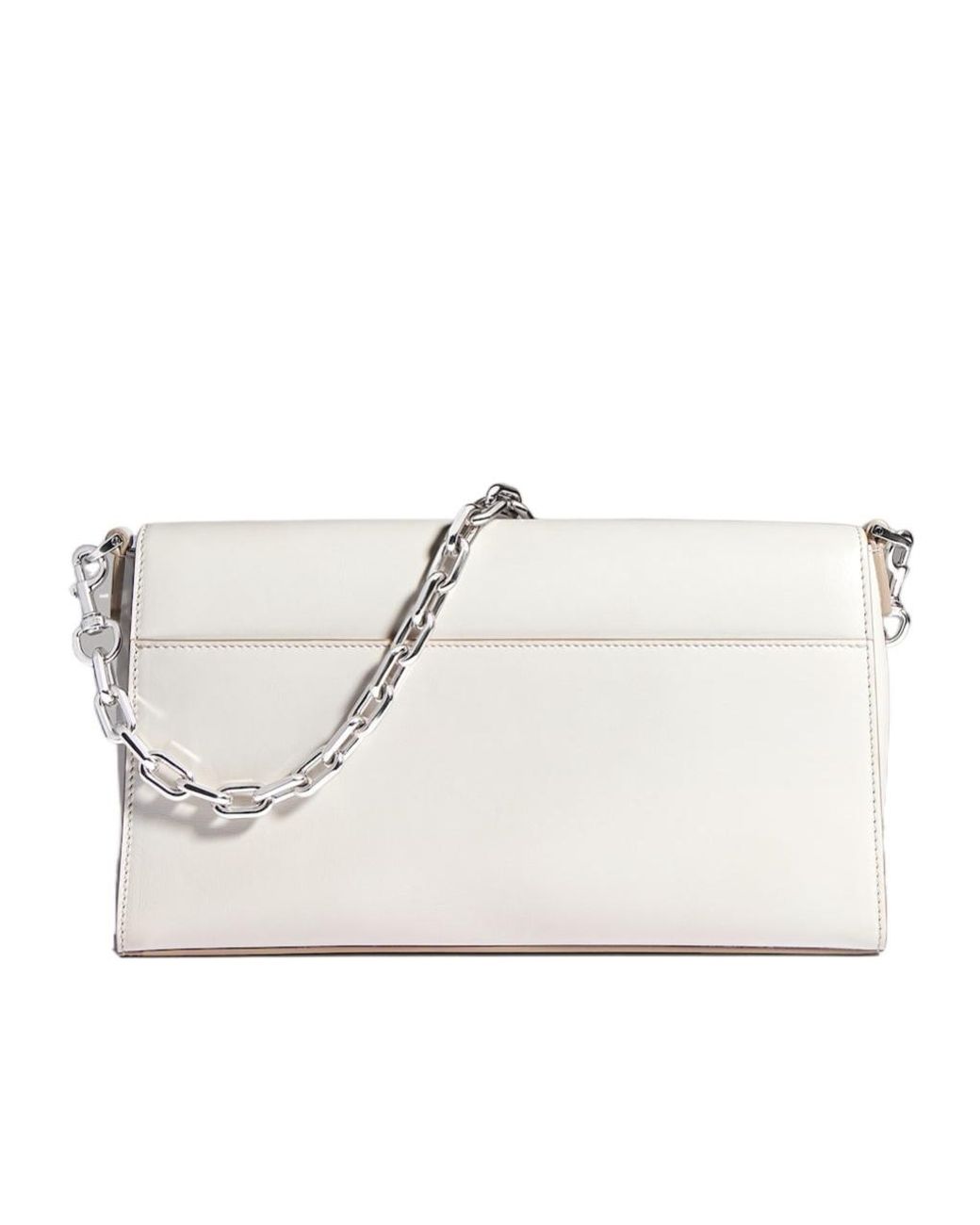 Gucci White Horsebit Ristretto Medium Shoulder Bag