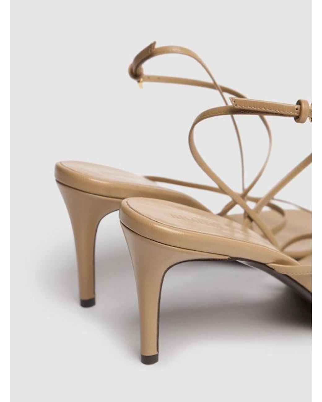 Khaite Metallic Loop High-Heeled Sandals