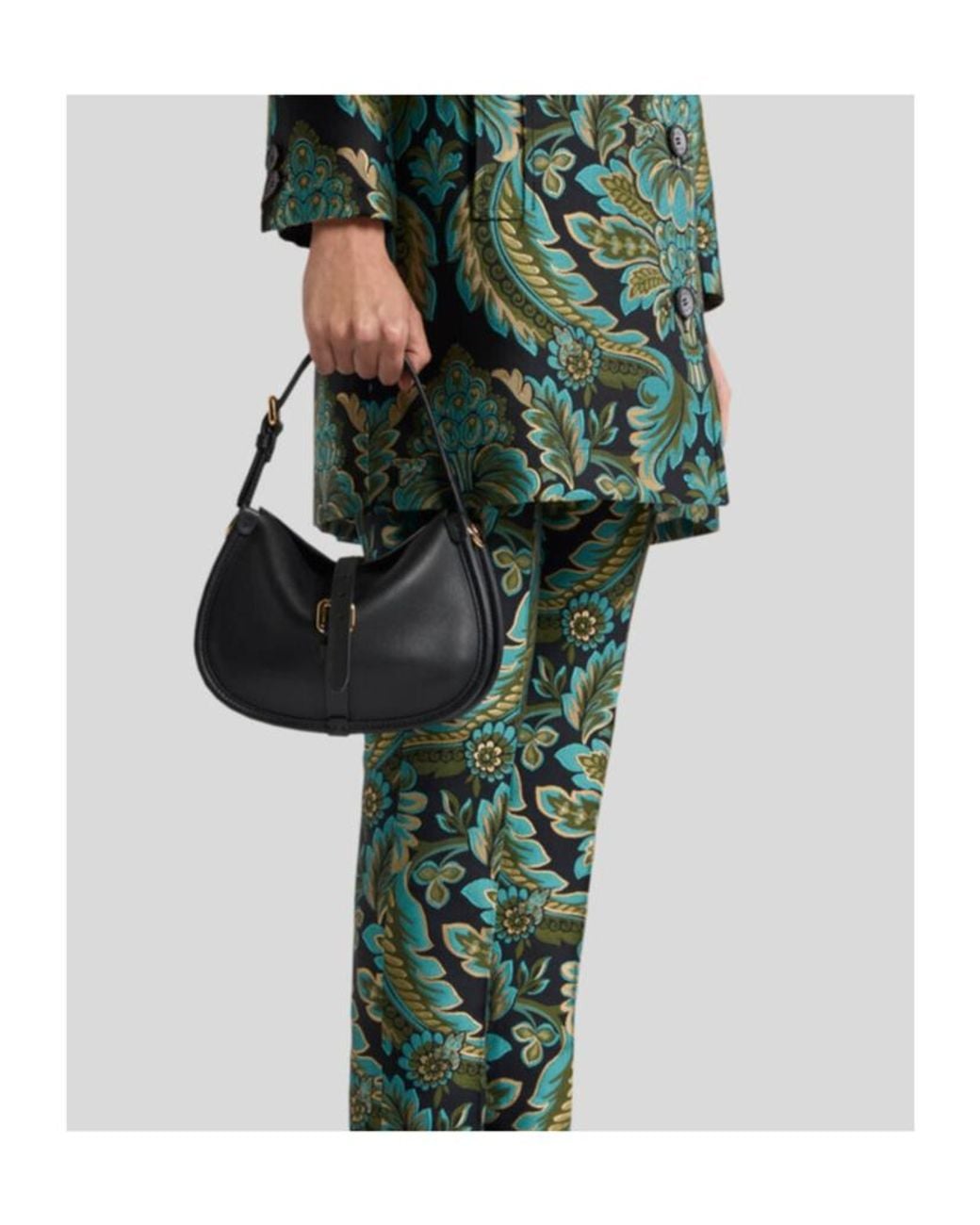 Etro Black Small Pony Bag